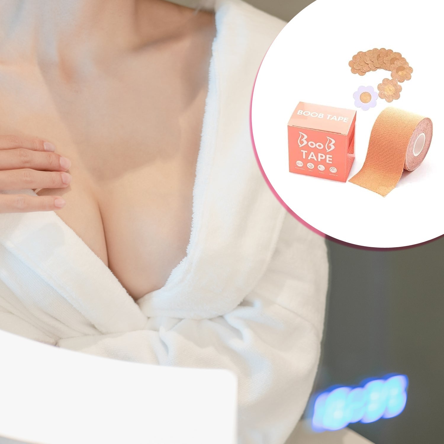 6596 Boob Tape with 10 Pairs Nipple Cover Cotton Wide Thin Breast Tape - Women's & Girl's Breast Lift Booby Tape - Push Up & Lifting Tape - Suitable for All Breast Types - Breast Lift Bra Tape - Bob Tape for Natural Breast Lift (1 Pc 5 Meters) 6596 Boob Tape with 10 Pairs Nipple Cover Cotton Wide Thin Breast Tape - Women's & Girl's Breast Lift Booby Tape - Push Up & Lifting Tape - Suitable for All Breast Types - Breast Lift Bra Tape - Bob Tape for Natural Breast Lift (1 Pc 5 Meters)